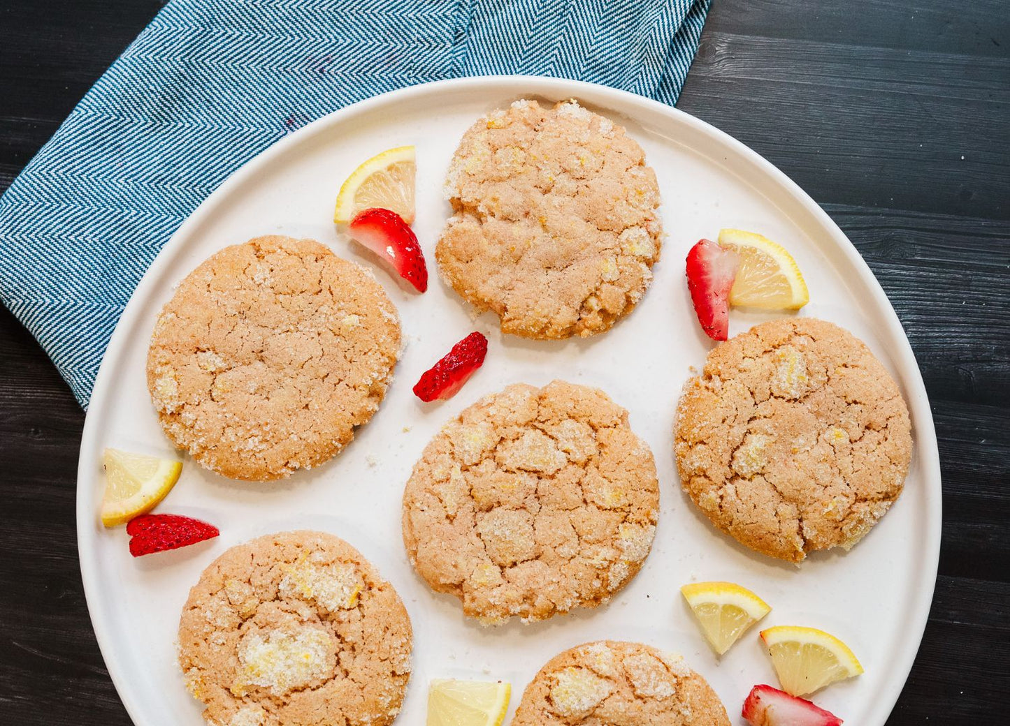 Strawberry Lemon Cookies