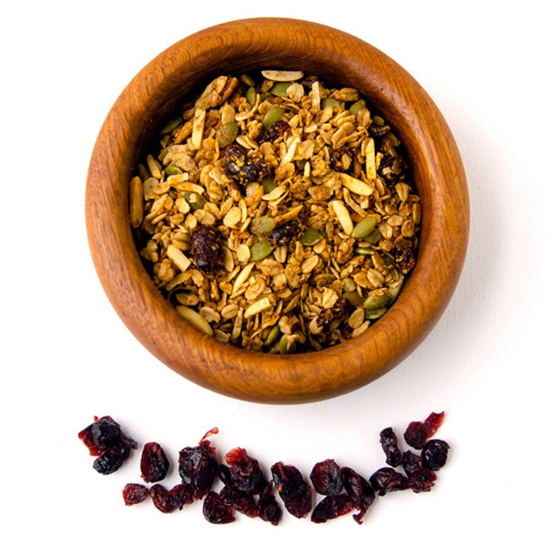 Pumpkin Harvest Granola with Cranberries