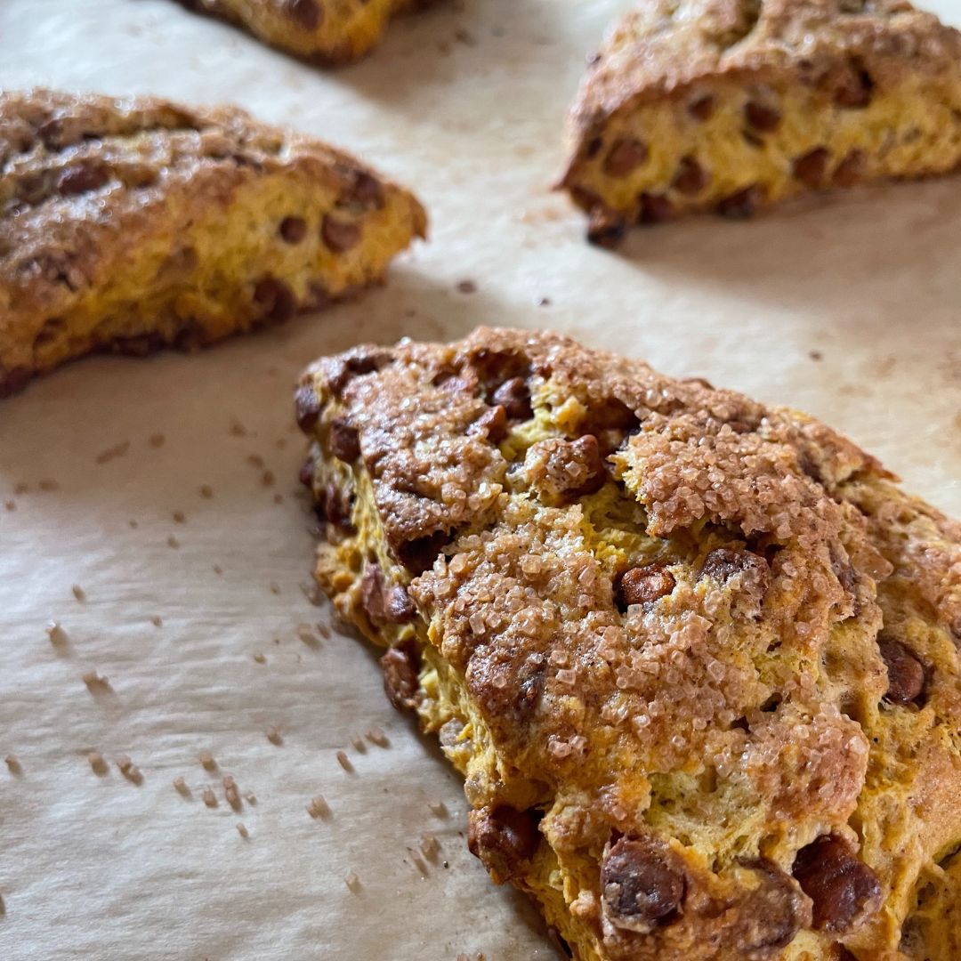 Pumpkin Harvest Scones {6}