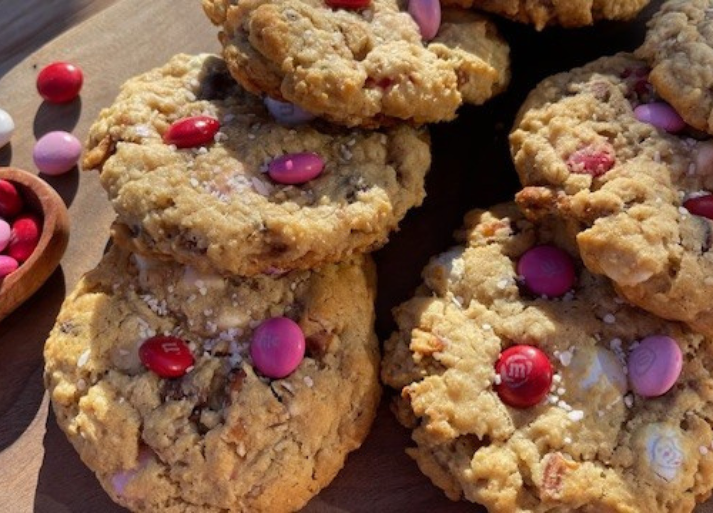 Valentine's Monster Cookies