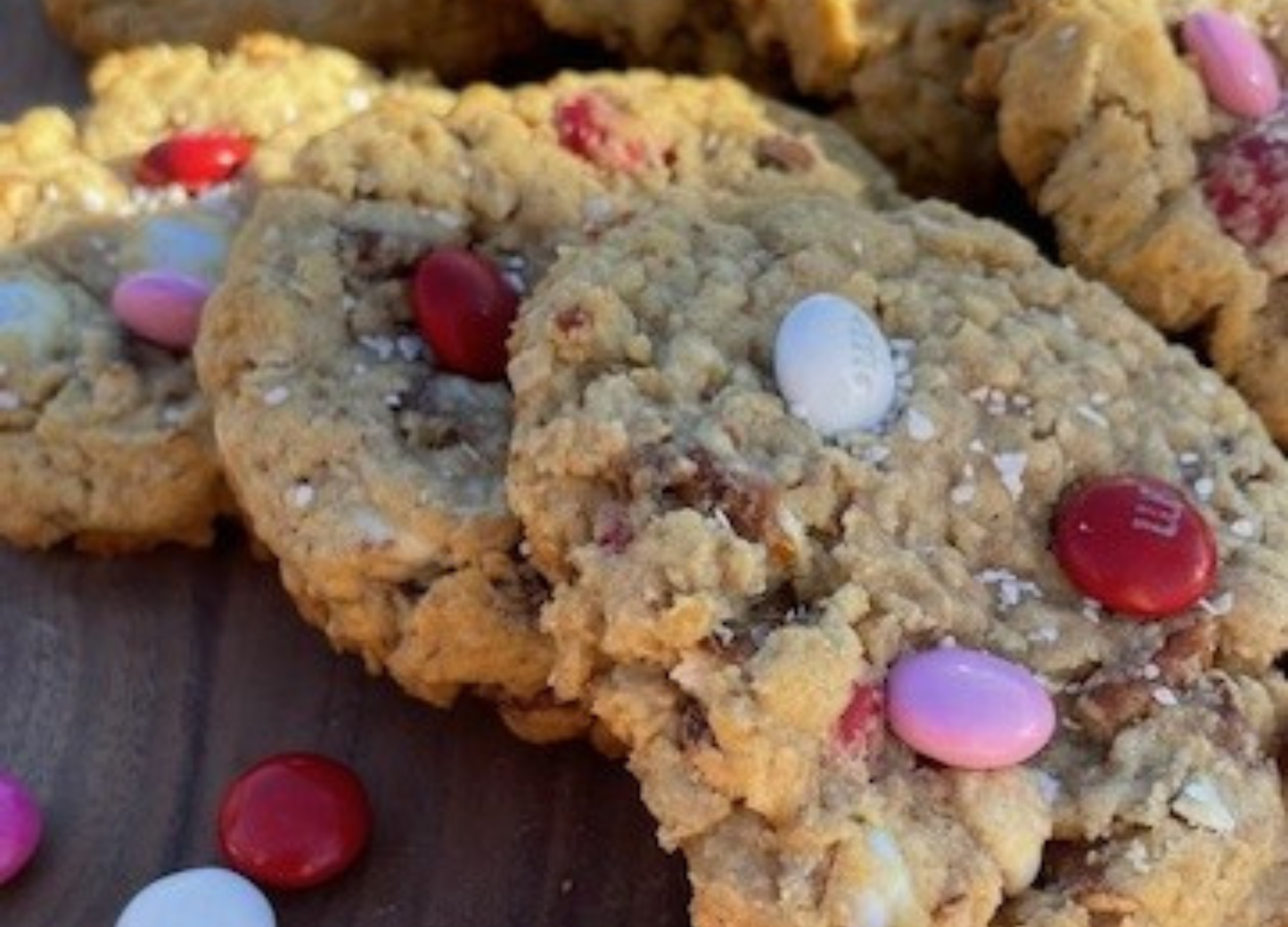 Valentine's Monster Cookies