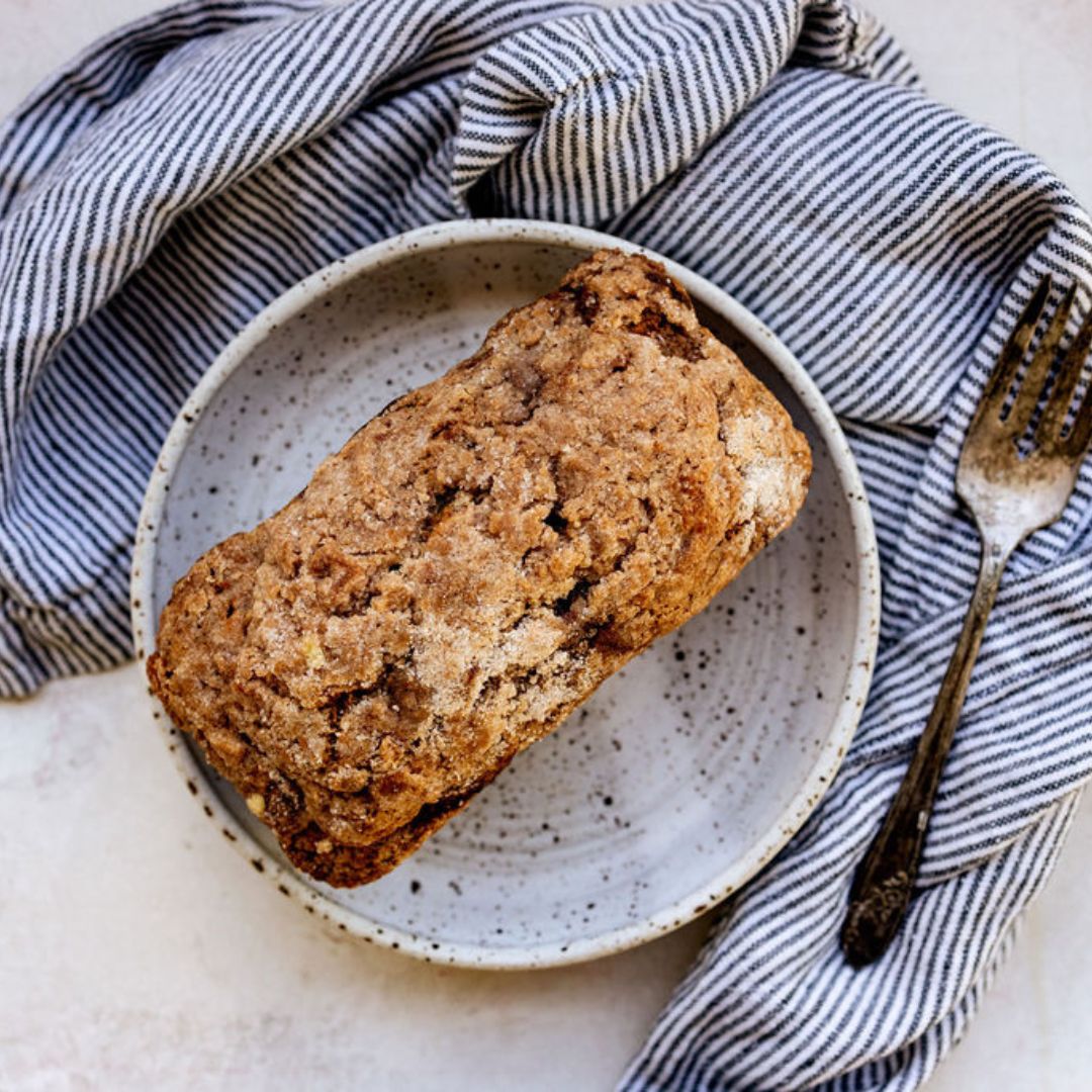 Blueberry Banana Cinnamon Crunch Bread