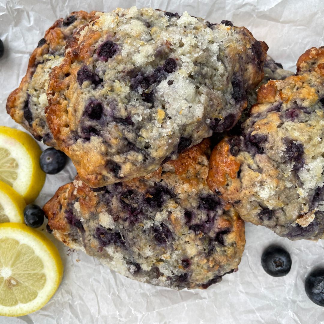 Blueberry Lemon Scones {6}