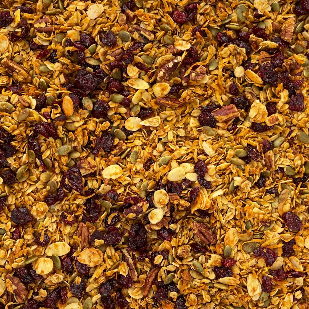 Pumpkin Harvest Granola with Cranberries