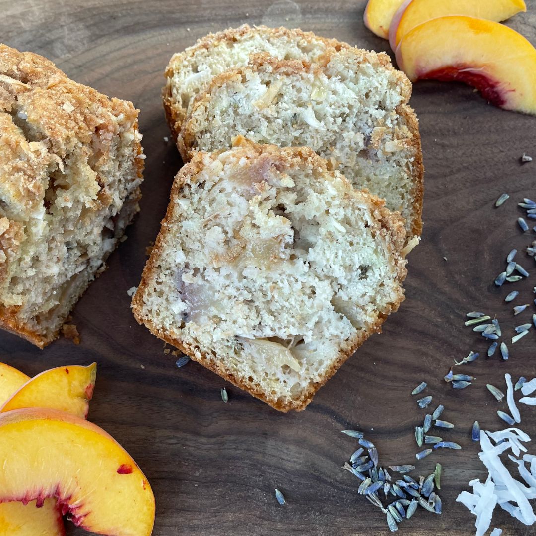 Peach Lavender Bread