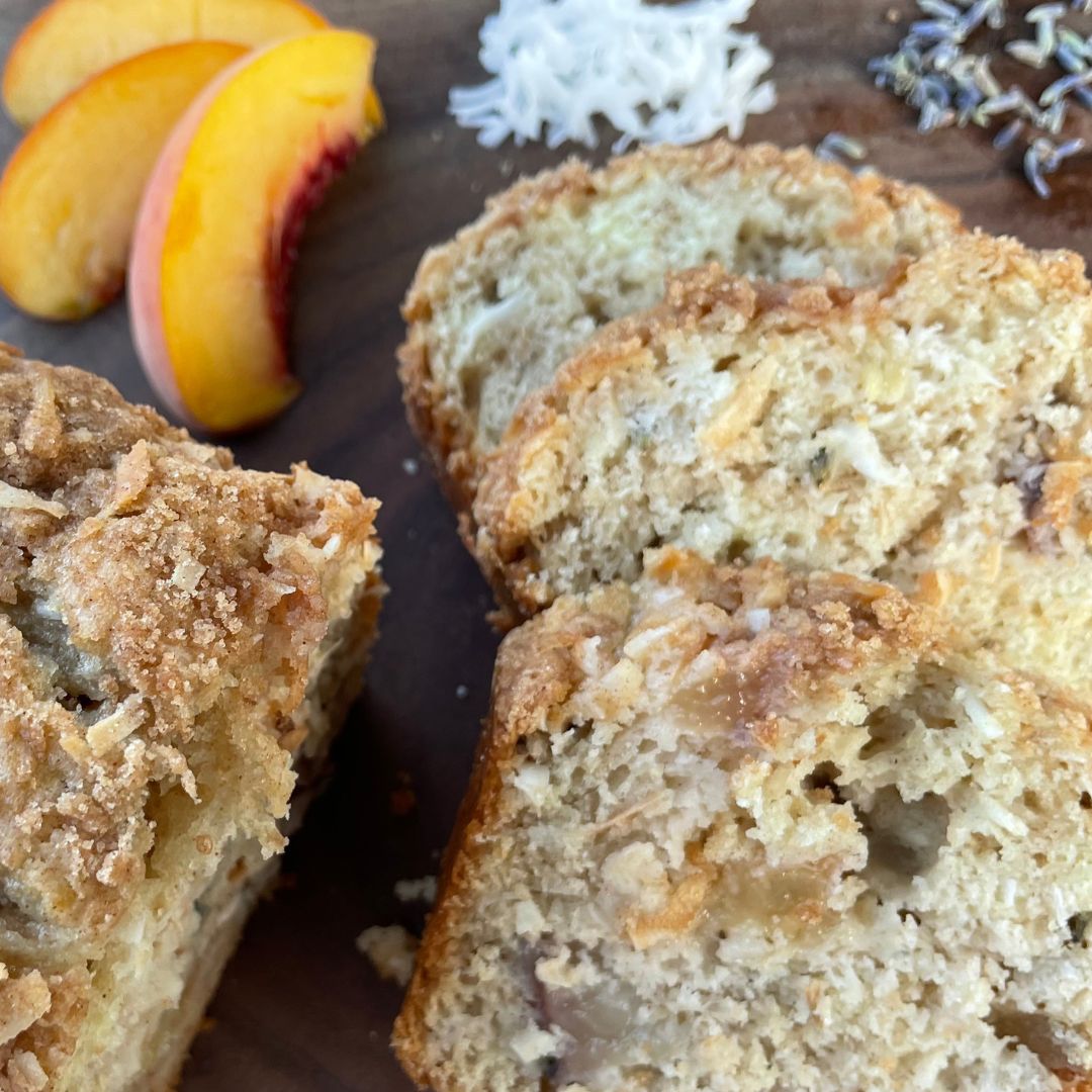 Peach Lavender Bread