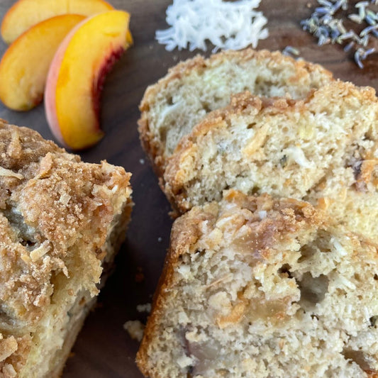 Peach Lavender Bread