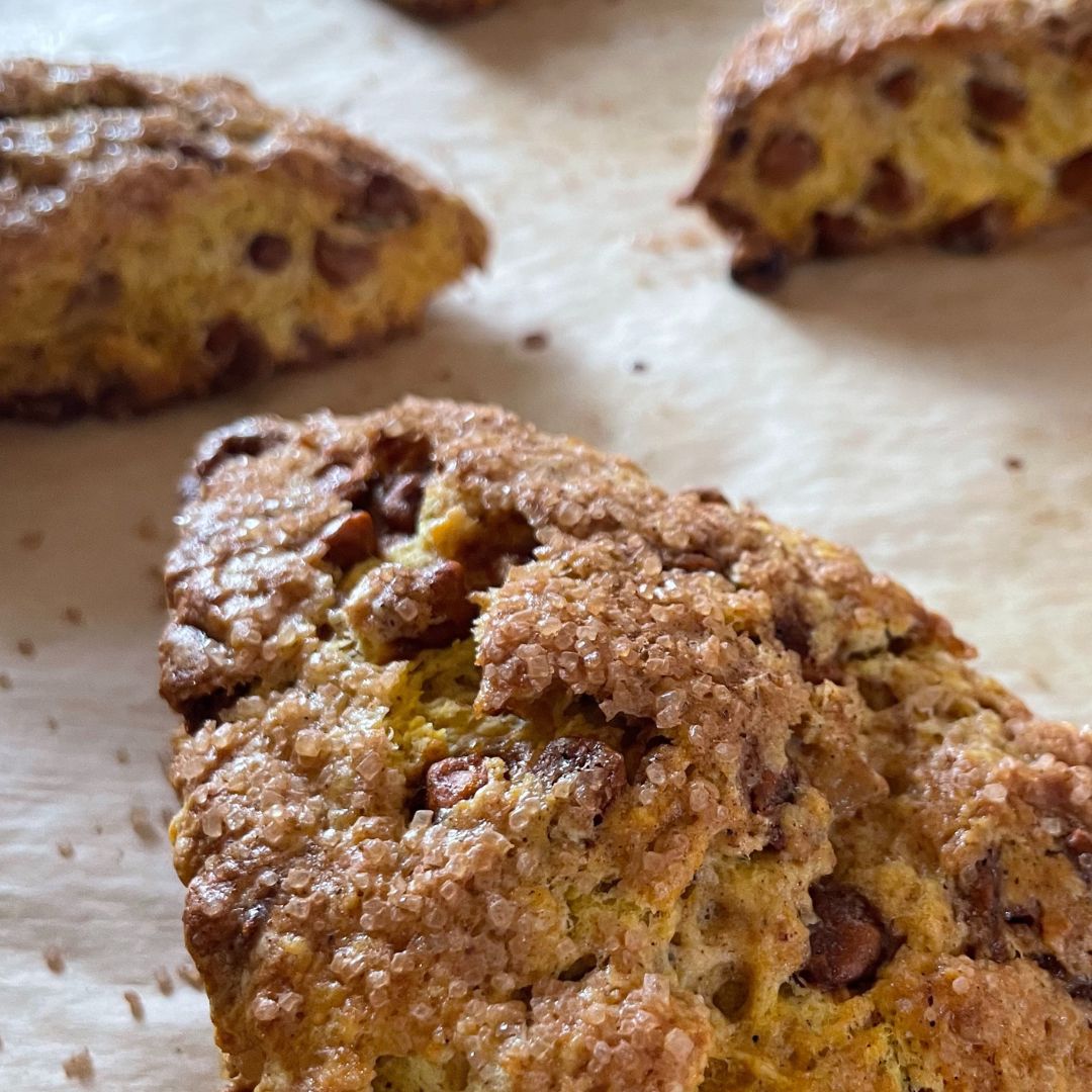 Pumpkin Harvest Scones {6}